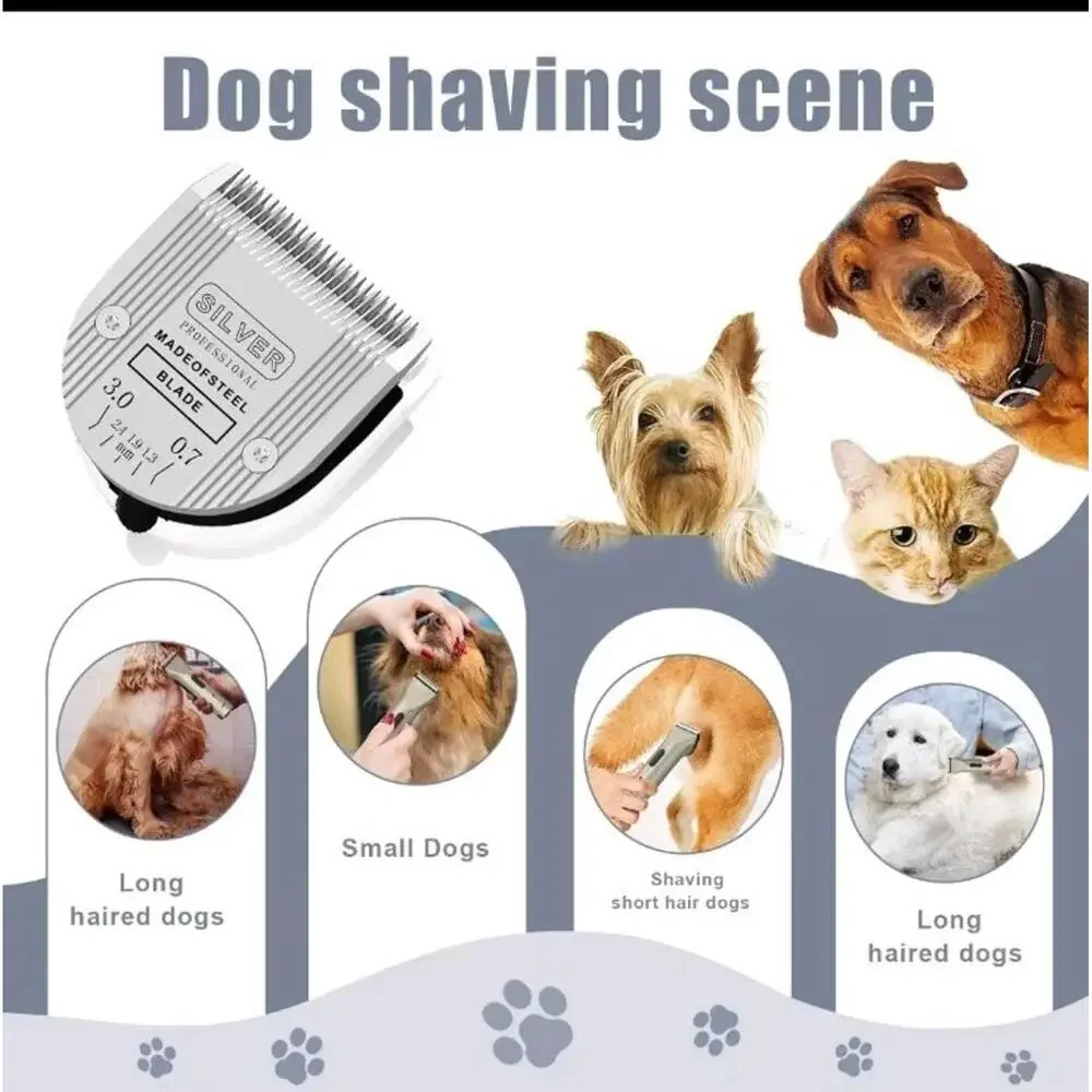 5 in 1 Replacement Clipper Blades Compatible with Wahl Bravura Clipper Chromado